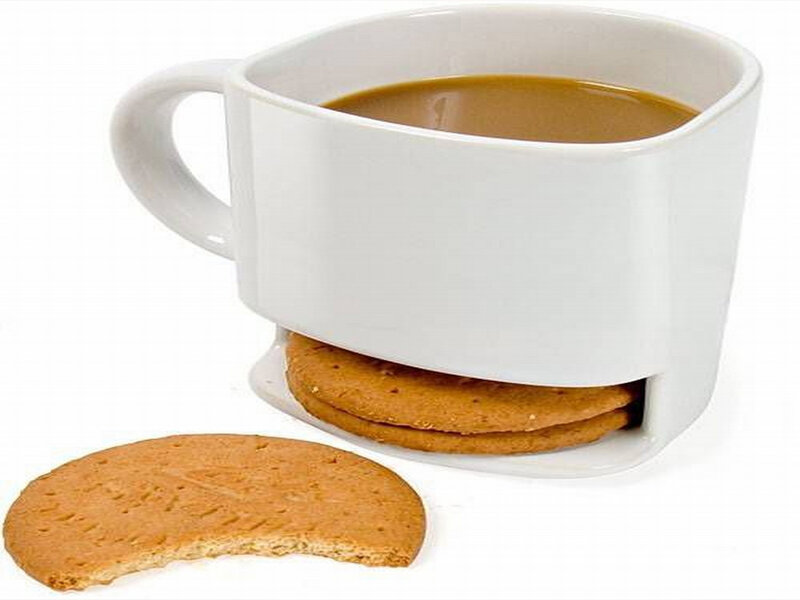Cookie Mug with Tea