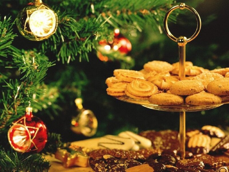 Cookies on Tiered Stand