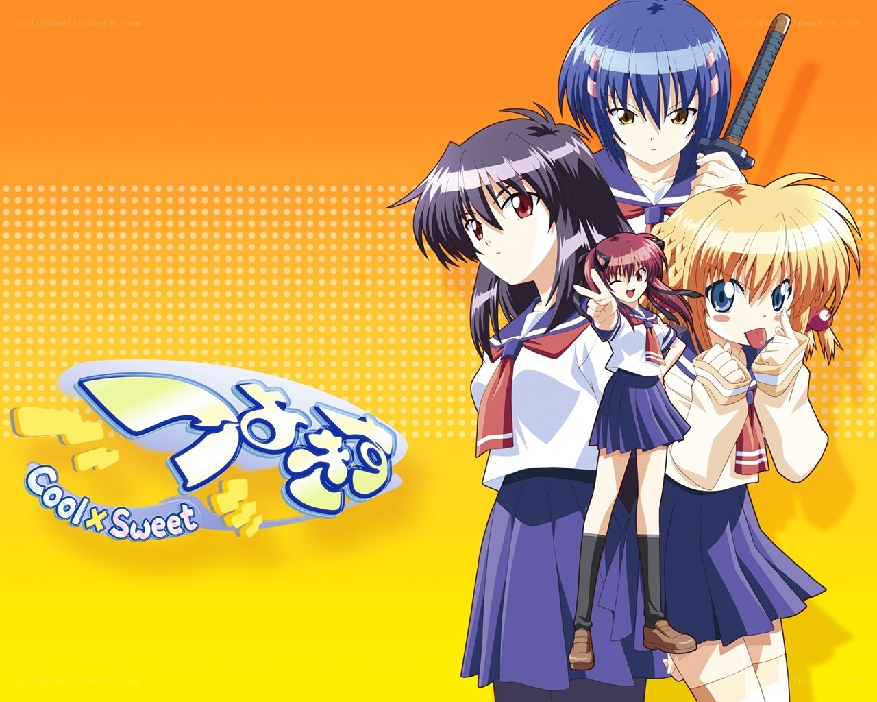 Cool and Sweet anime characters