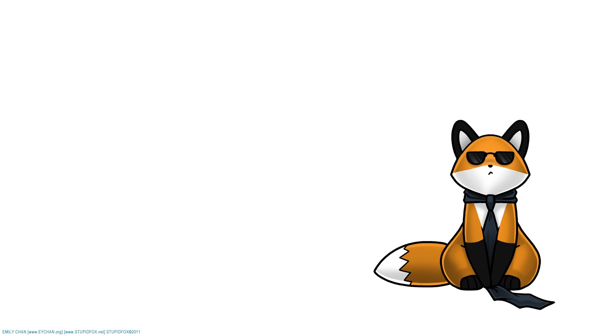 cool fox in sunglasses