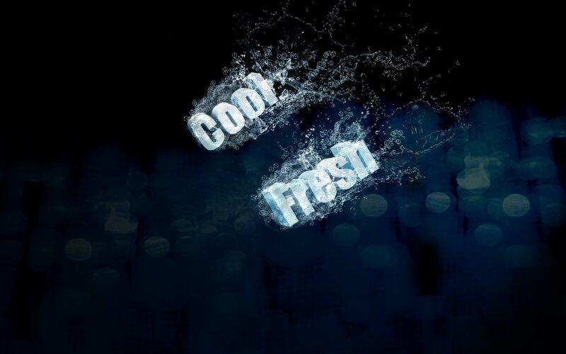 cool fresh water splash