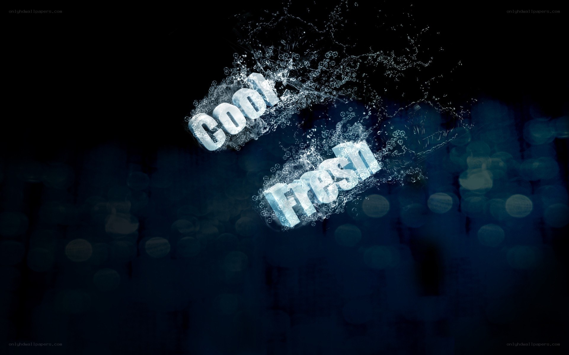 cool fresh water splash