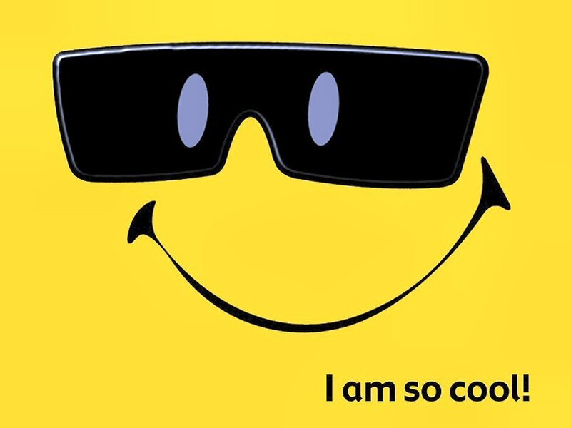 cool smiley face with sunglasses