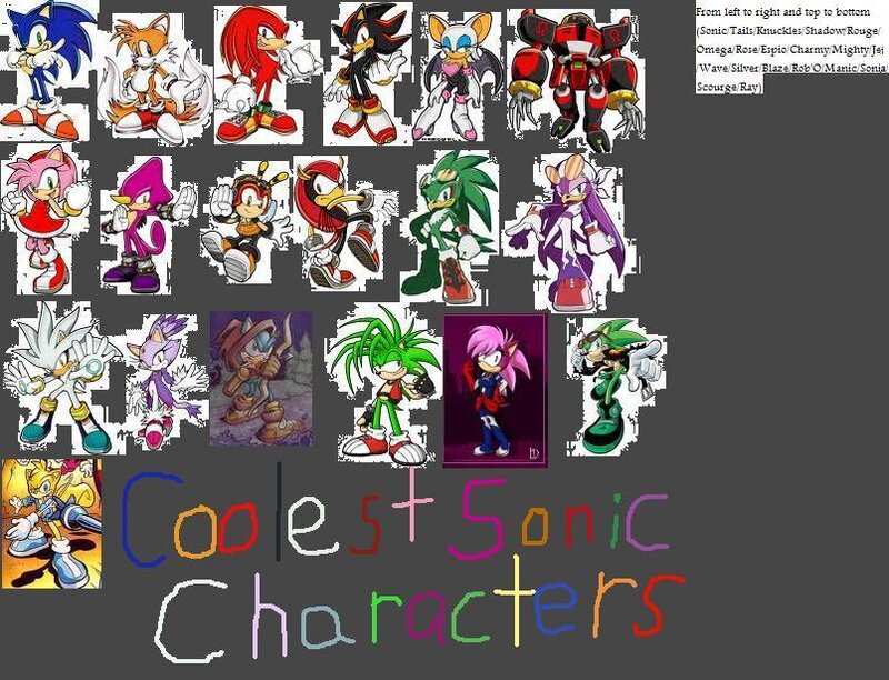 coolest sonic characters