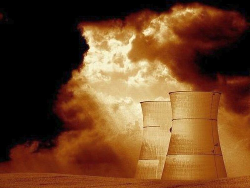 Cooling Towers at Sunset