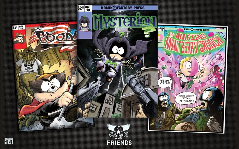Coon and Friends comic covers