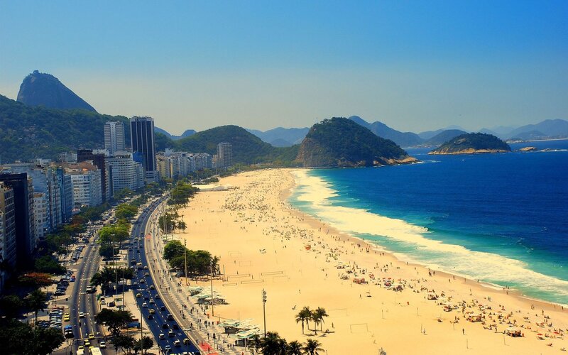 Copacabana Beach — Blue
