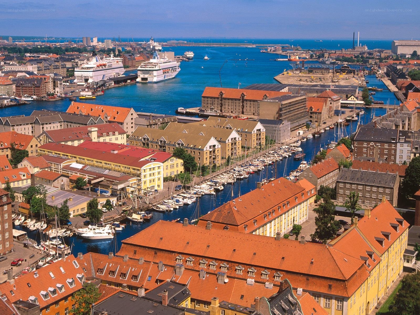 Copenhagen harbor view