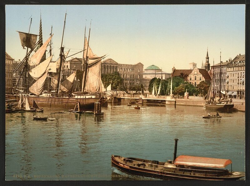 Copenhagen Harbor with Royal Palace