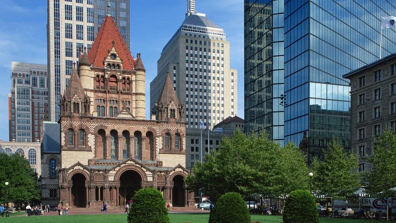 Copley Square with Trinity Church