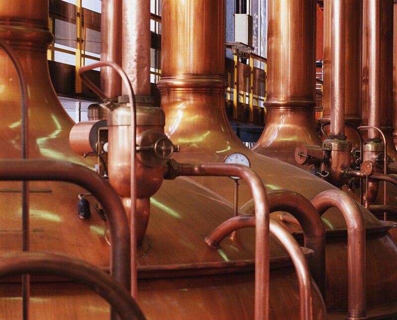 Copper Brewing Vats
