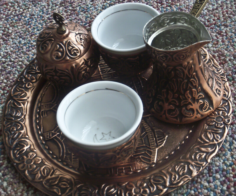 Copper Coffee Set