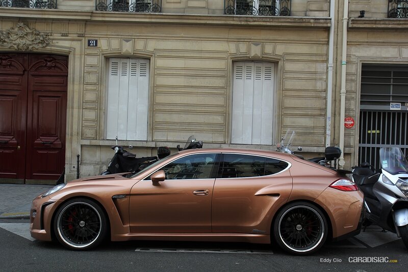 Copper-colored Sports Car — Brown
