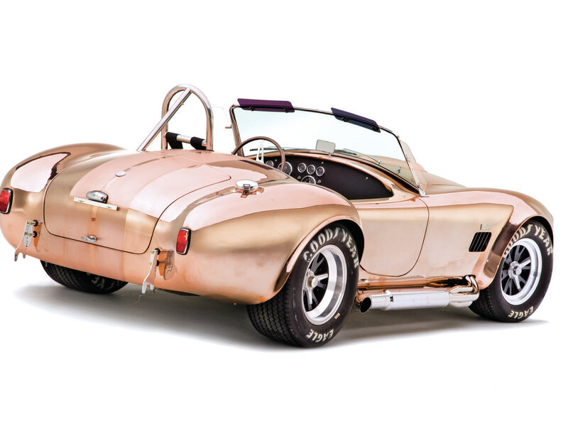 Copper-colored Sports Car