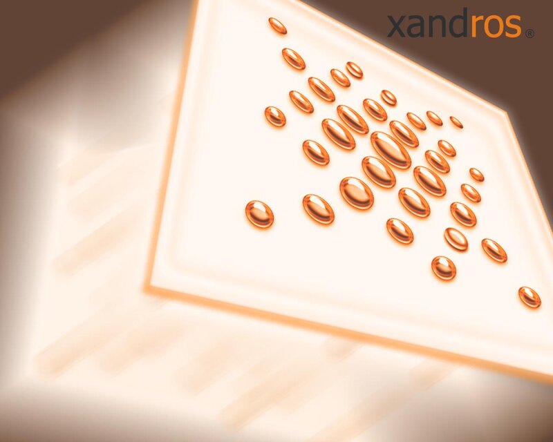 Copper Droplets on Tile