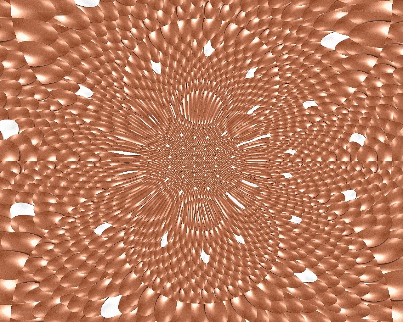 copper fractal pattern