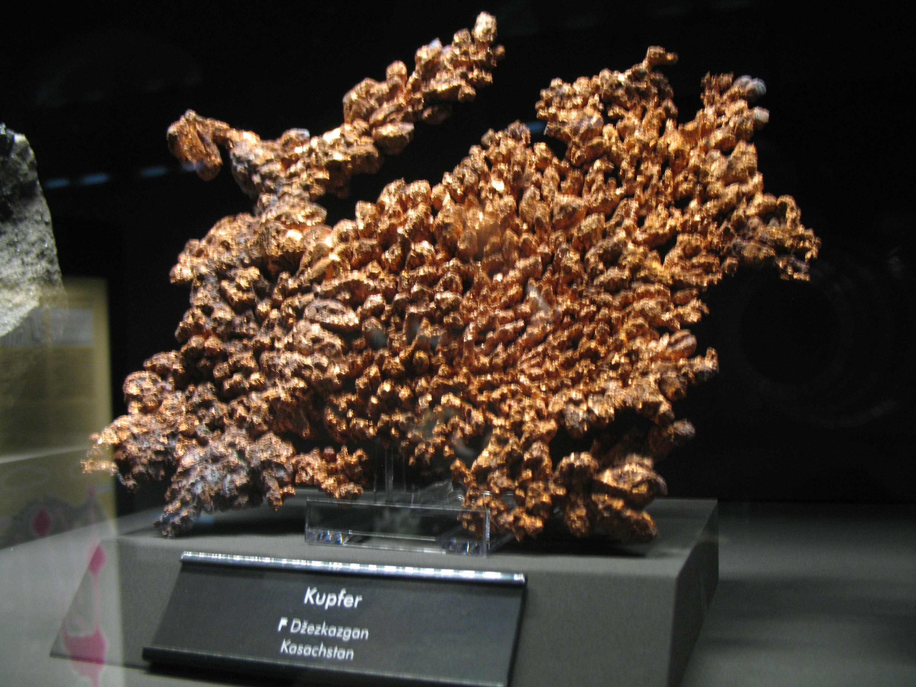 Copper mineral specimen