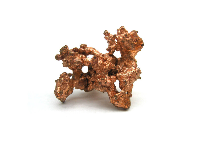 copper nugget mineral specimen