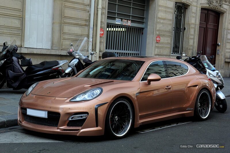 Copper Porsche Panamera