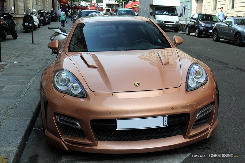 Copper Porsche Sports Car