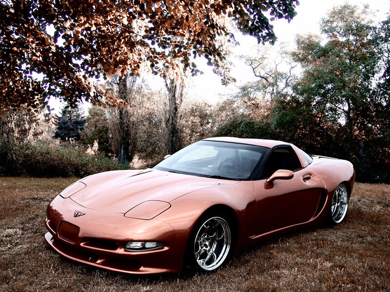 Copper Sports Car
