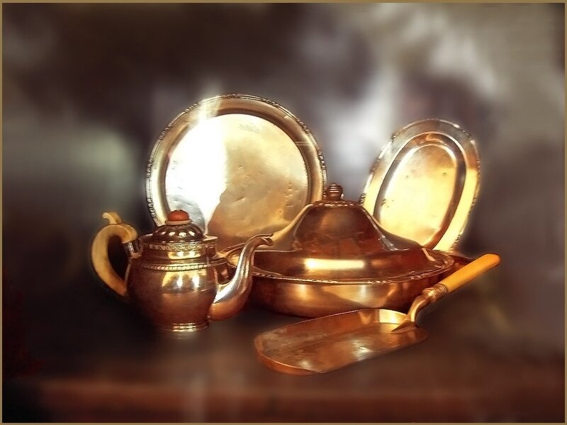 Copper Tea Set