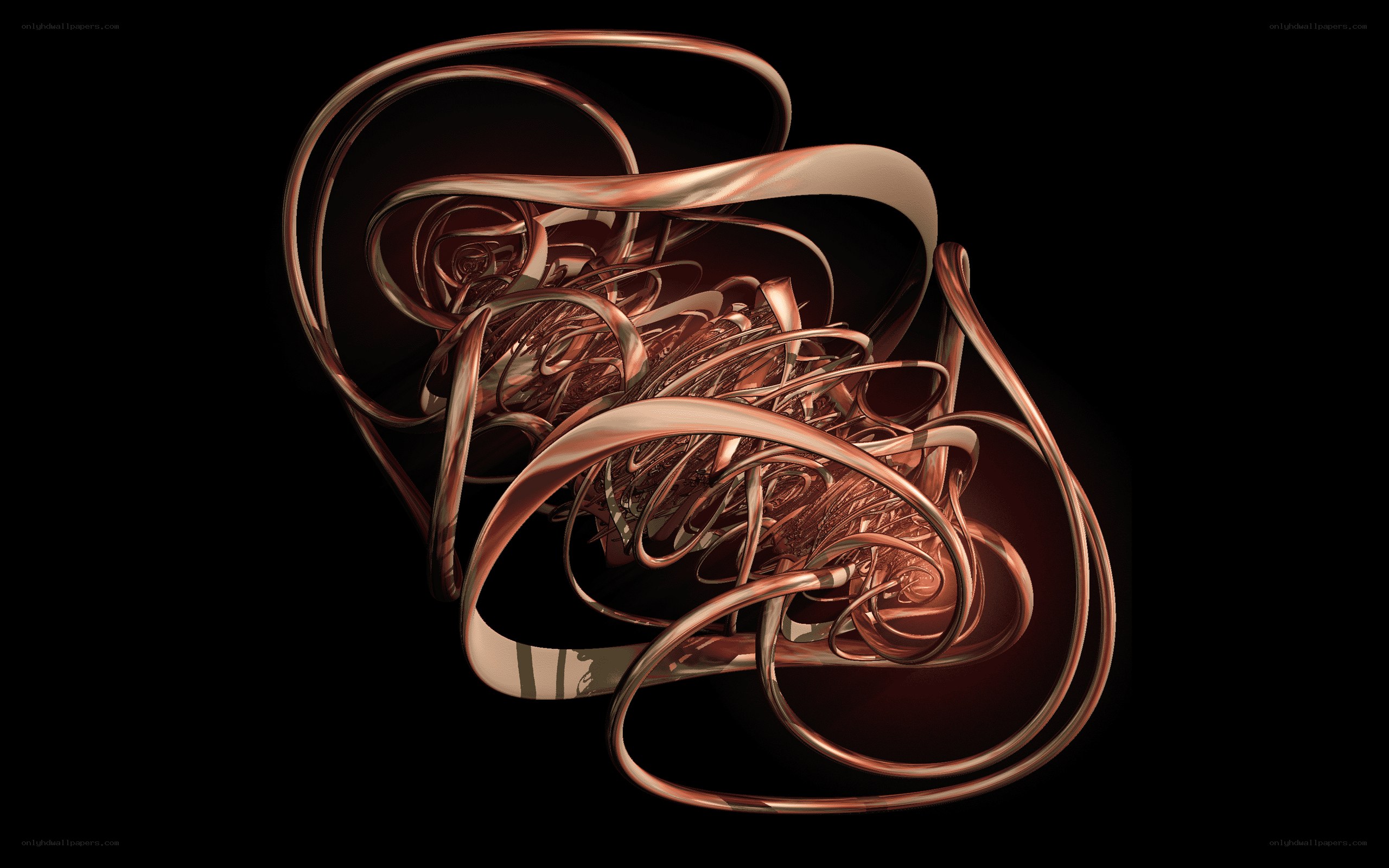 Copper wire sculpture