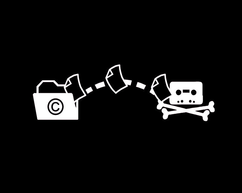 Copyright infringement icon