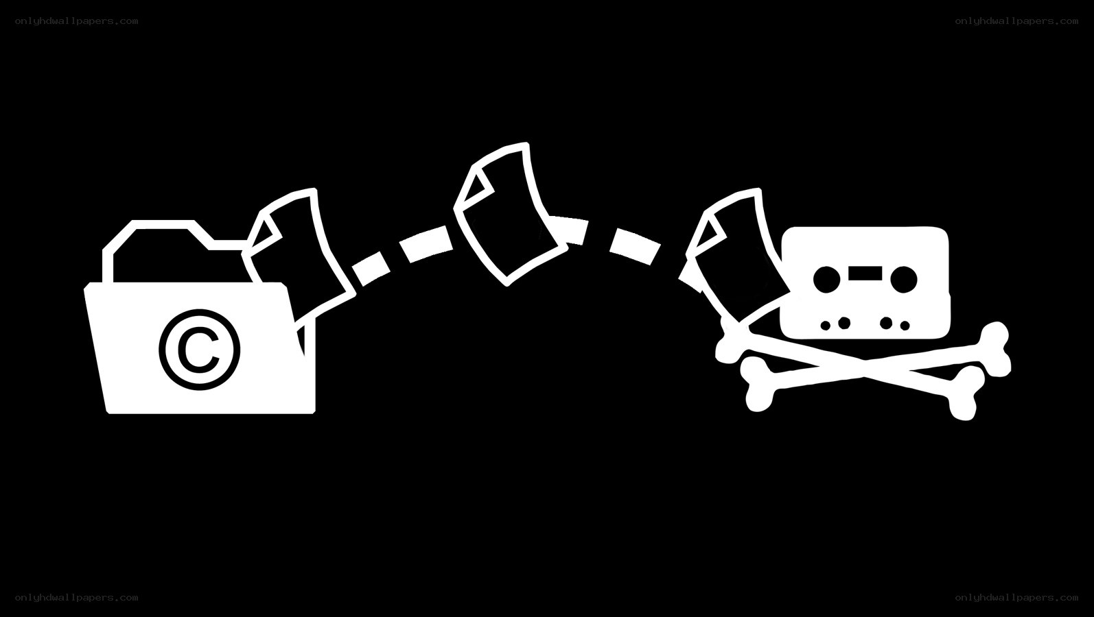 Copyright infringement illustration
