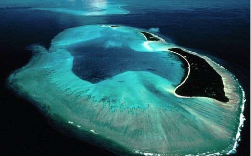 Coral Atoll from Above