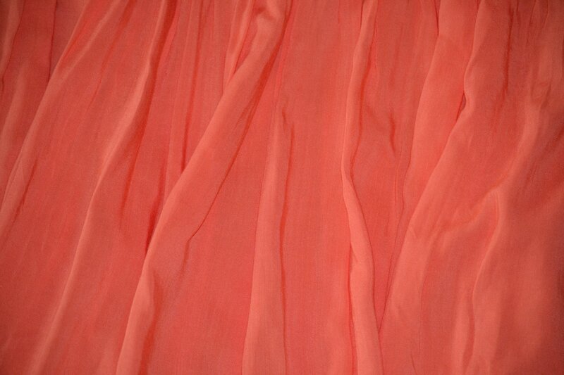 Coral-colored Fabric