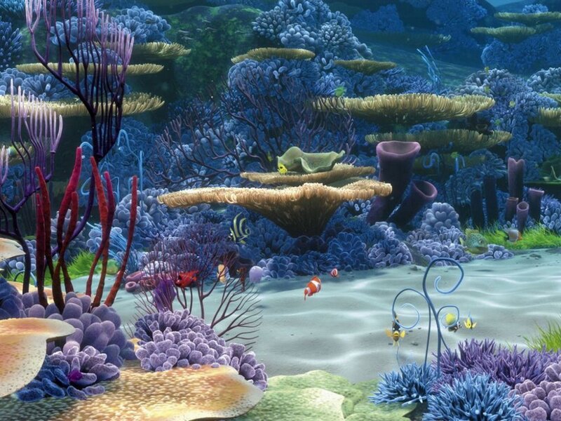 Coral Reef Ecosystem — Blue, Serene, 3d Render, Fish