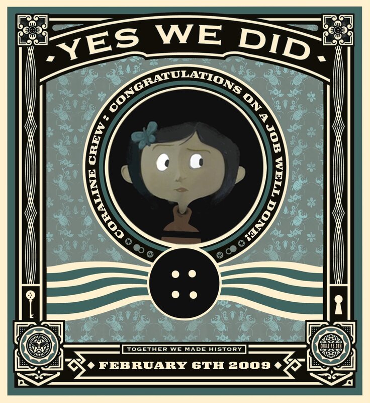 Coraline crew celebration