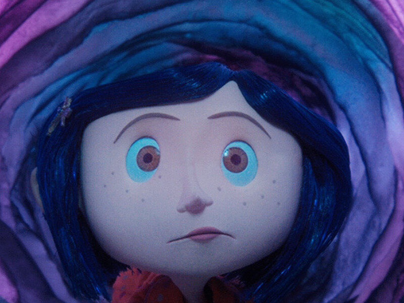 Coraline in a dream tunnel