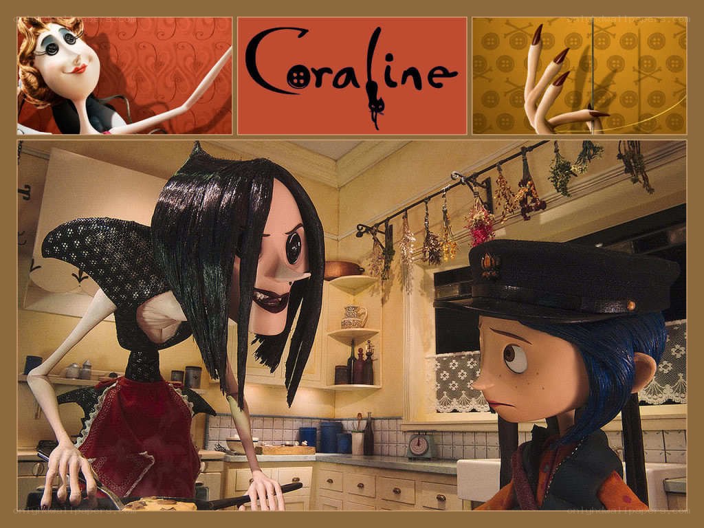 Coraline in the kitchen