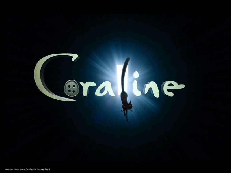 Coraline movie title logo