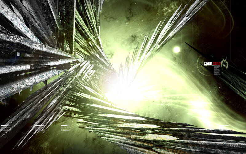 core zero sci-fi artwork
