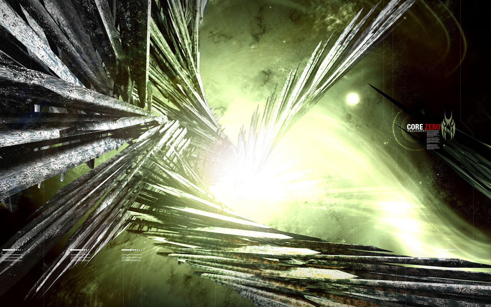 core zero sci-fi artwork