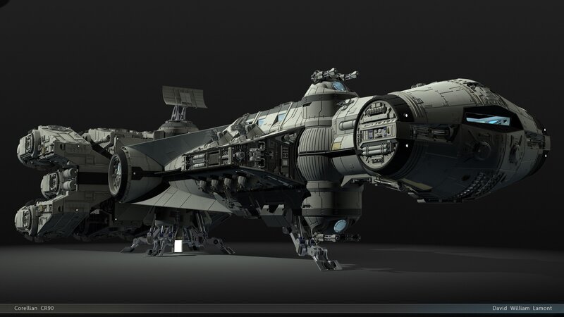 Corellian CR90 Starship