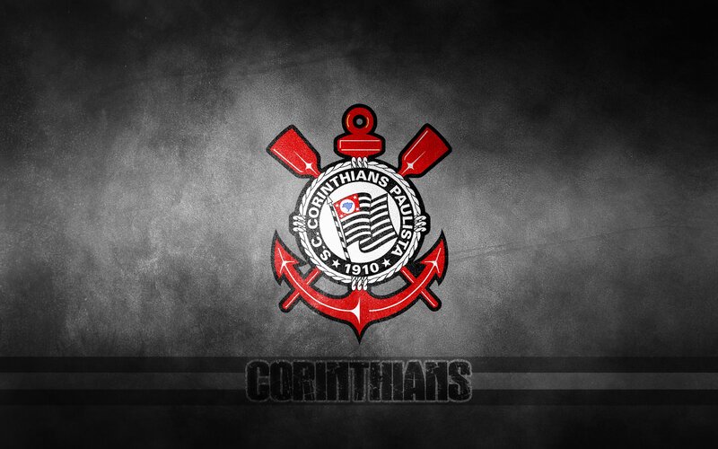 Corinthians Logo — Black, Dramatic