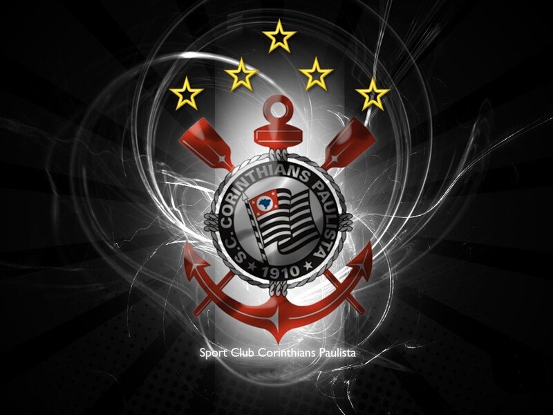 Corinthians Paulista Logo — Black