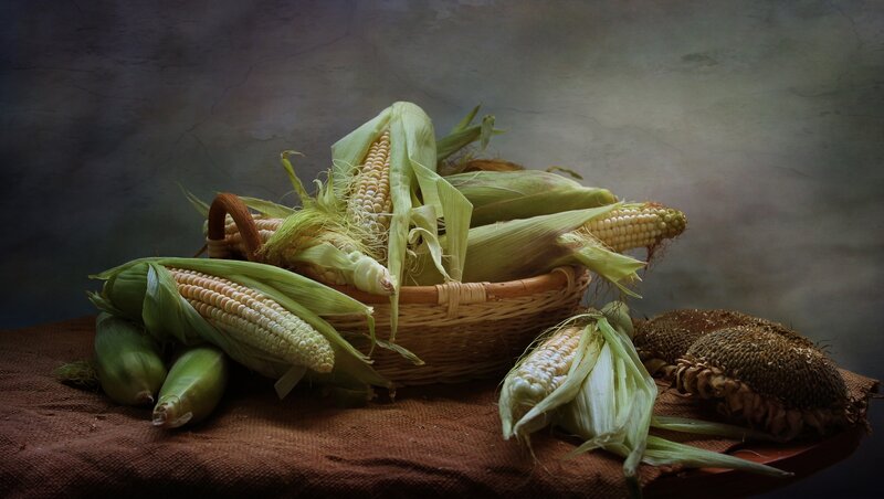 Corn in a Basket
