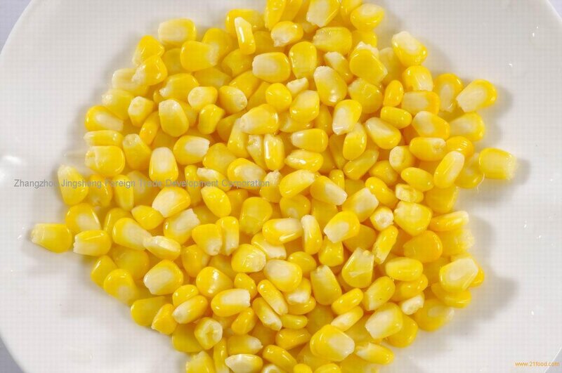corn kernels on a plate