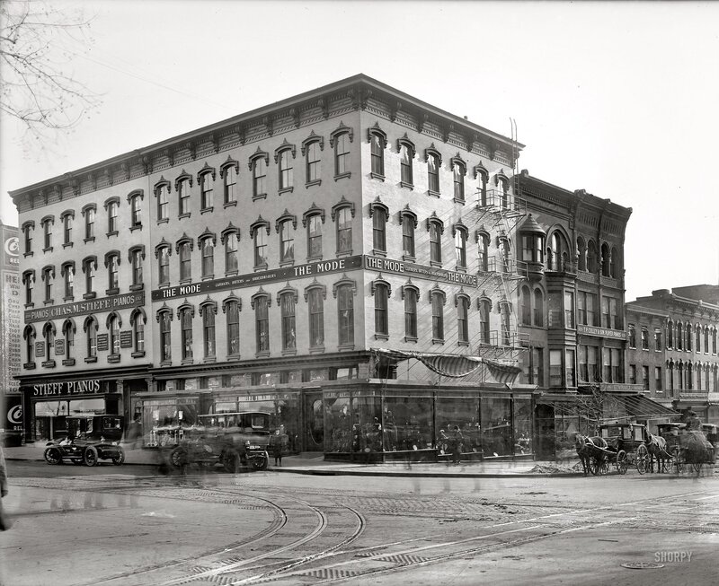 Corner Building with Storefronts