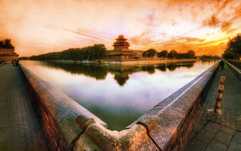 Corner of a Moat