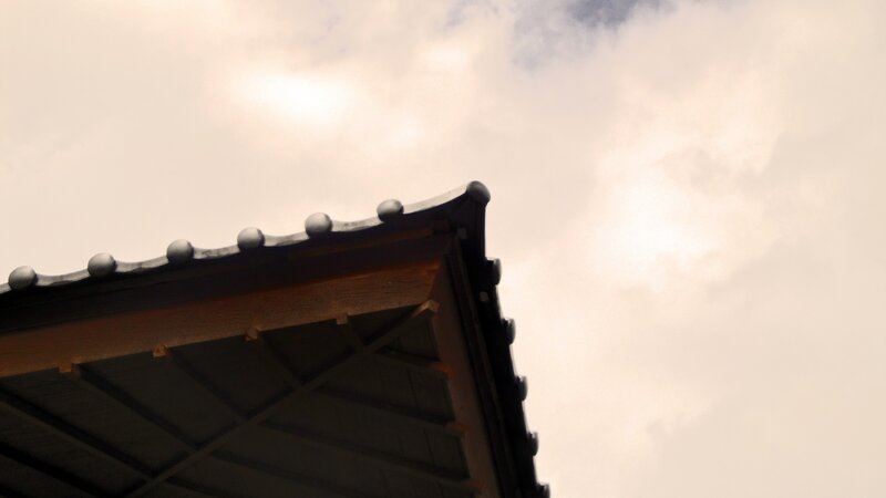 Corner of a Traditional Roof