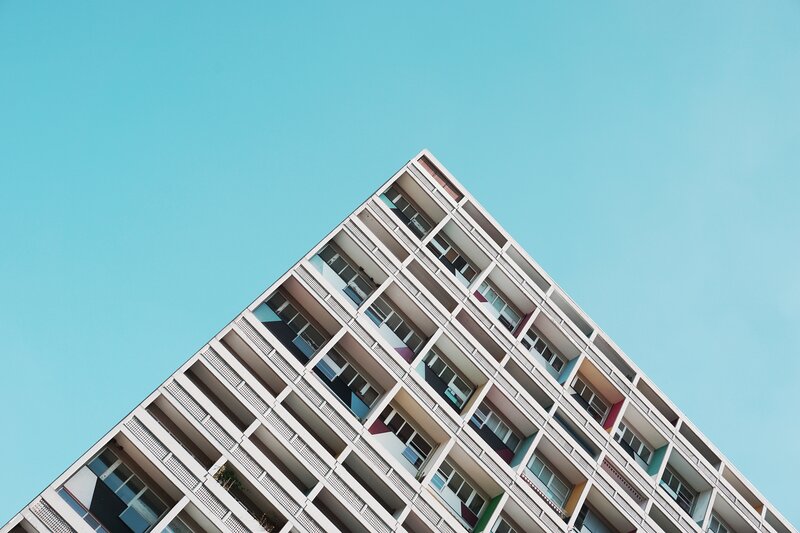 Corner of Modern Building