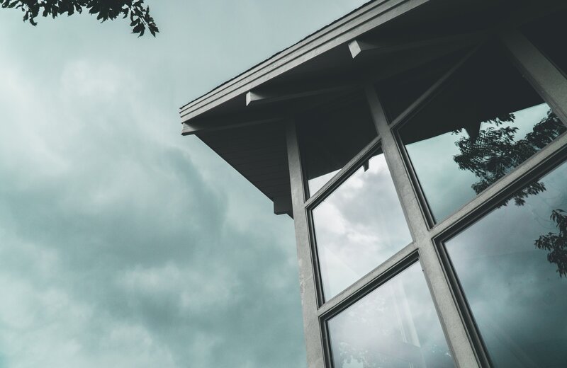 Corner of Modern House