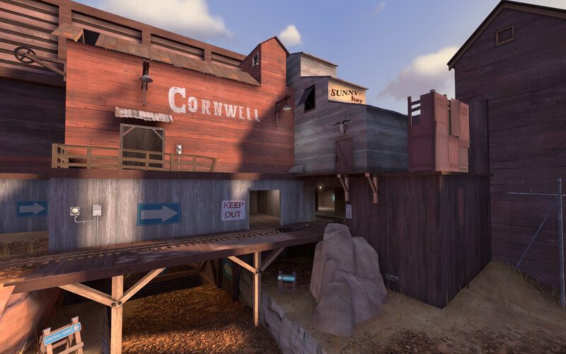 Cornwell building in a game map