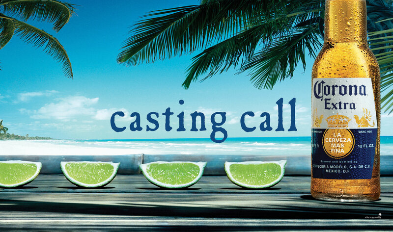 Corona Extra beach ad